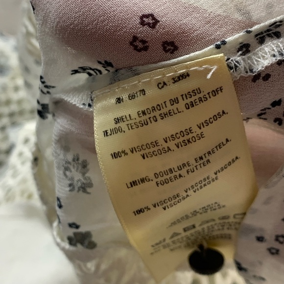 Anthropologie Floreat Windswept Lace Ditsy Floral Dress Prairie GrannyCore - Picture 11 of 15